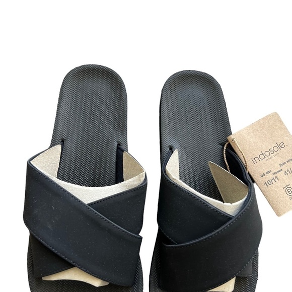 Indosole x Madewell - NIB Cross Slide Sandals Shoes Sz 10/11 - Picture 4 of 12